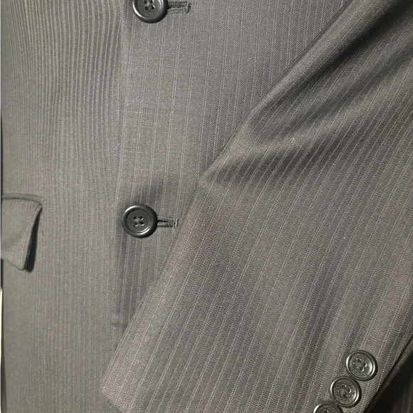 Jones New York Black Pinstripe Suit Suits